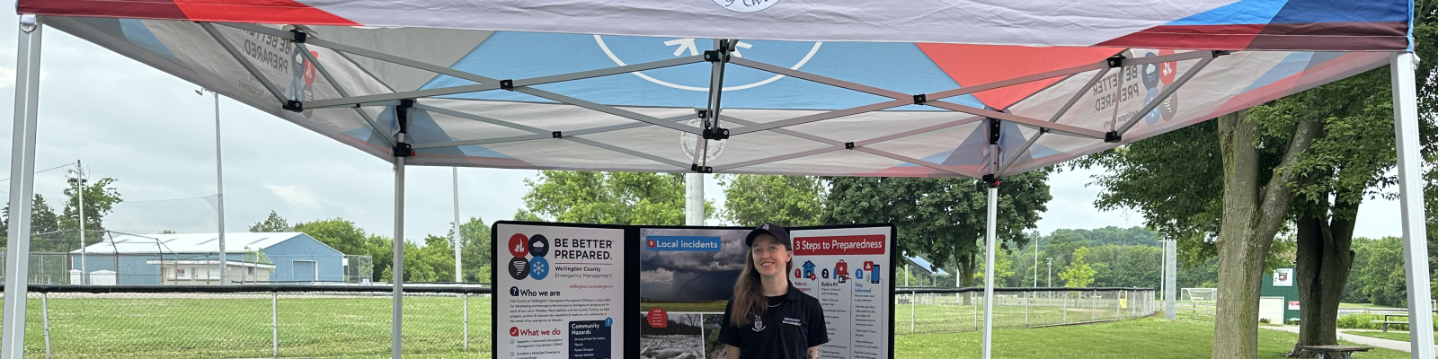 Booth set up at PH Canada Day Event